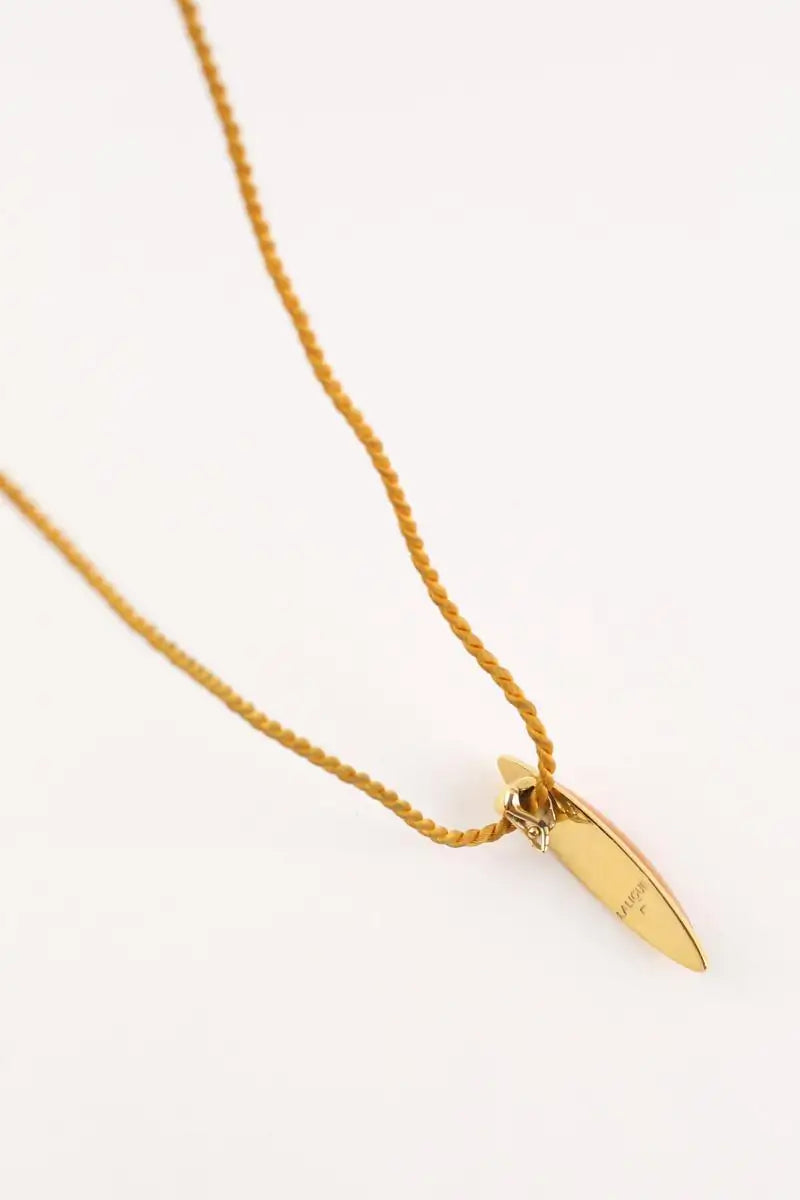 Collier Lalique Orange en Verre