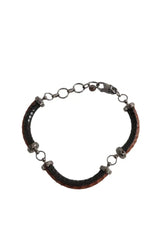 Collier Lanvin Noir en Cuir - Seconde Main