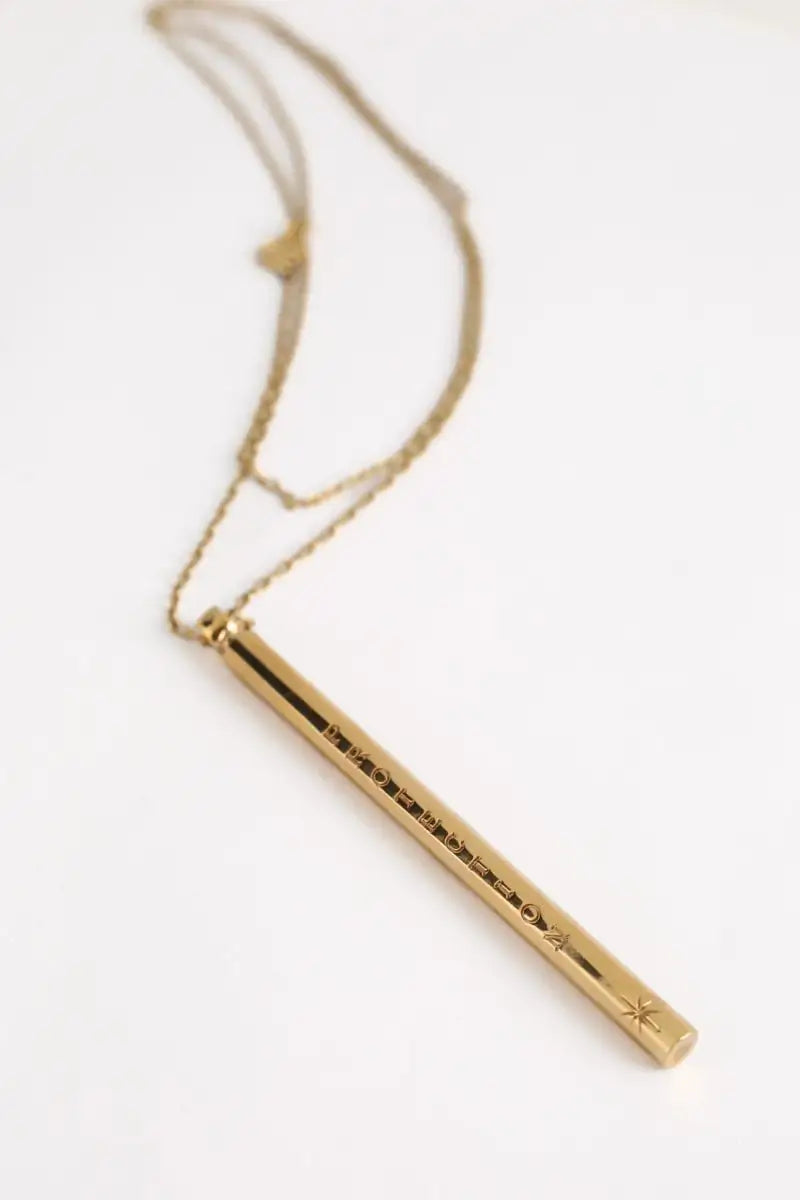 Collier Luj Doré en Plaqué or