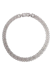 Collier orné de diamants Swarovski Argent en Argent - Seconde Main
