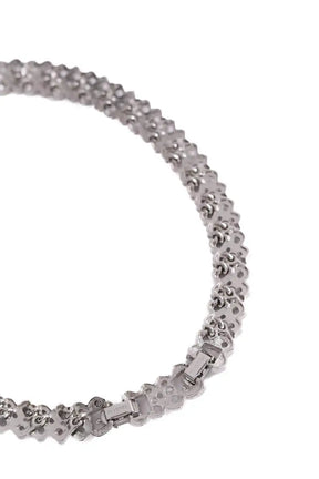 Collier orné de diamants Swarovski Argent en Argent
