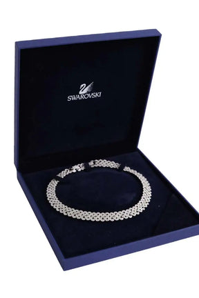Collier orné de diamants Swarovski Argent en Argent