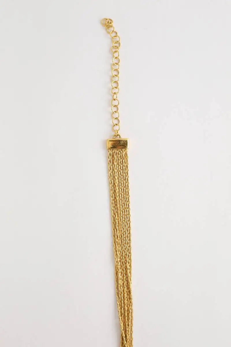 Collier Sézane Doré en Métal