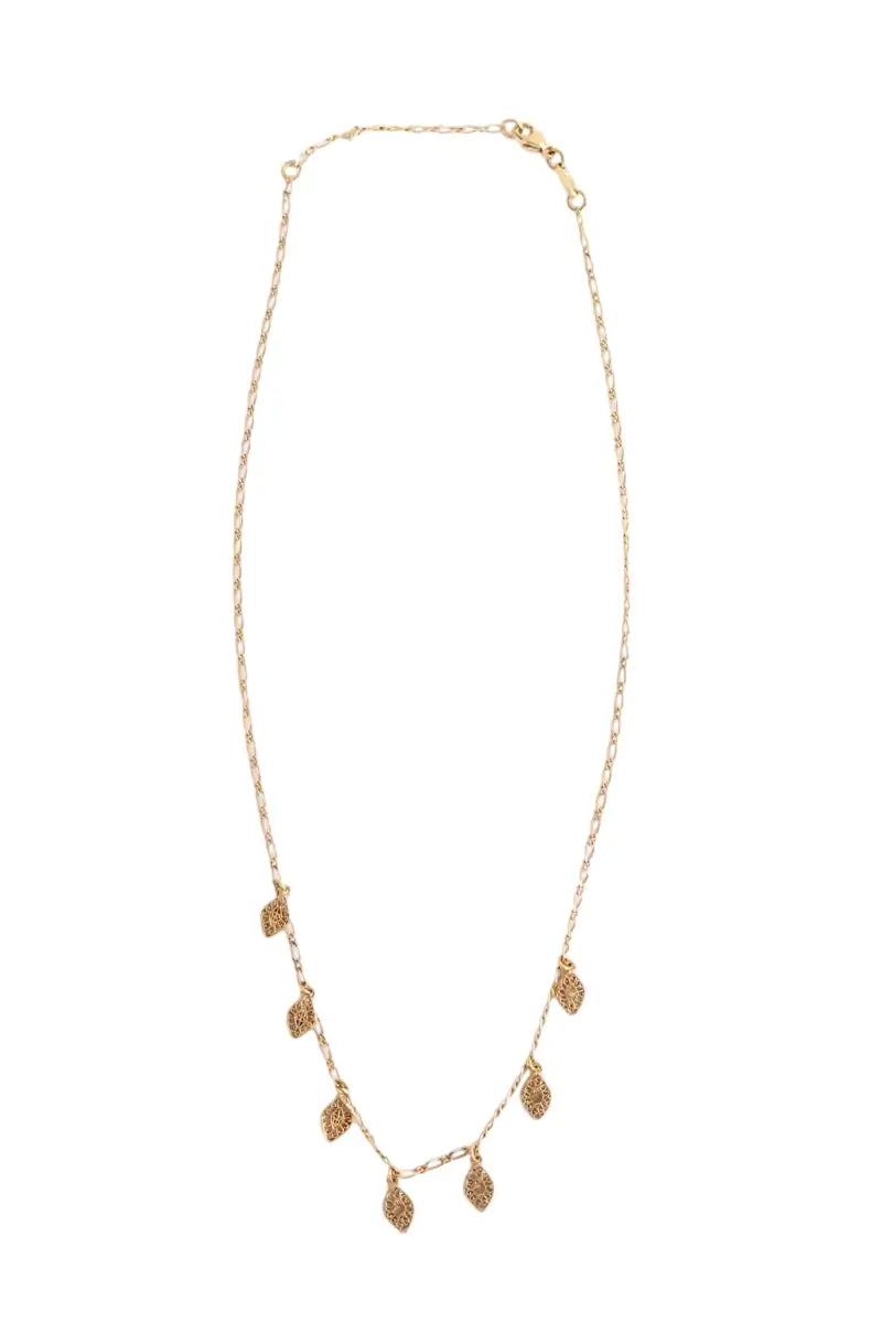 Collier Sézane Doré en Métal - Seconde Main