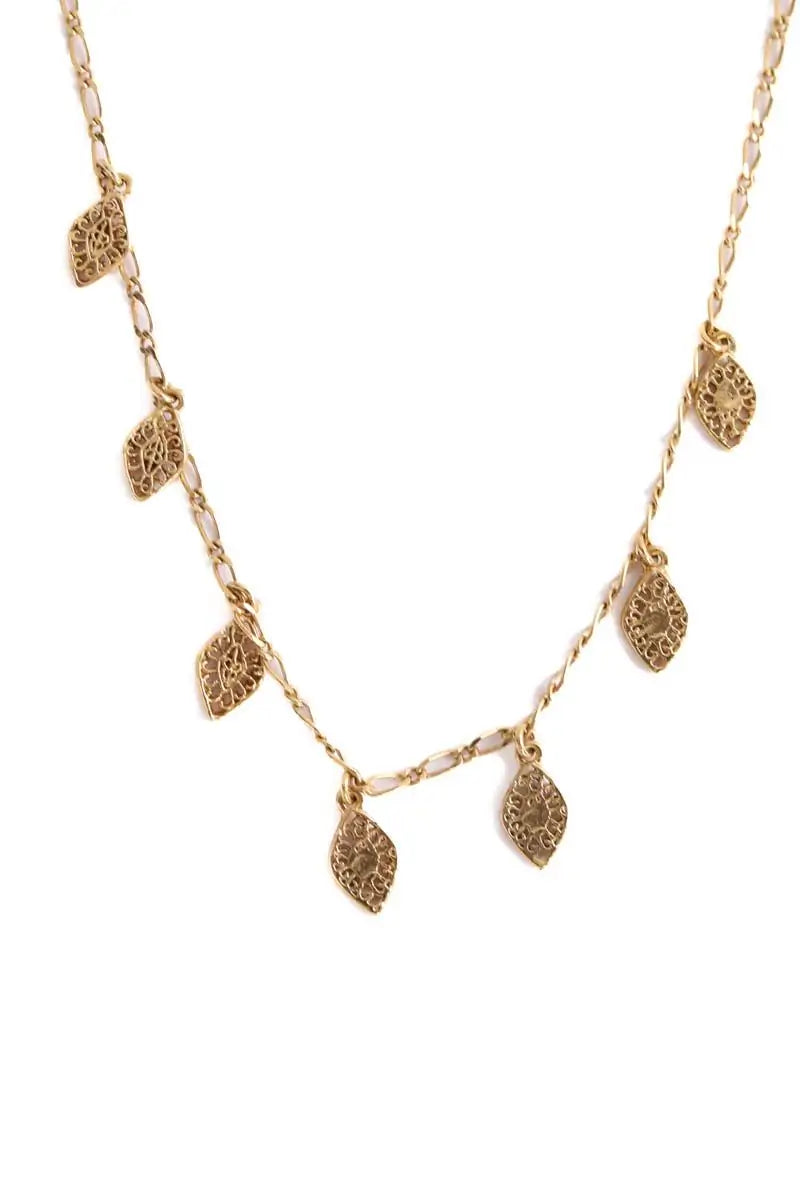 Collier Sézane Doré en Métal