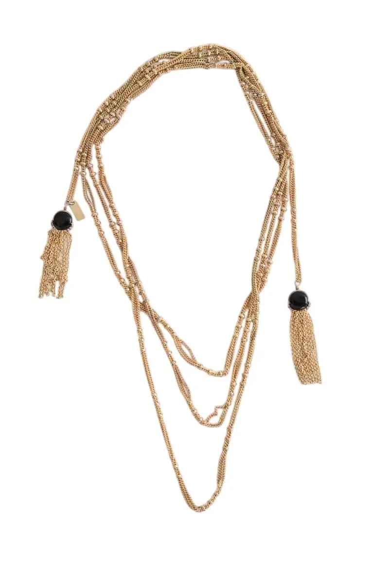 Collier Sézane Doré en Métal - Seconde Main
