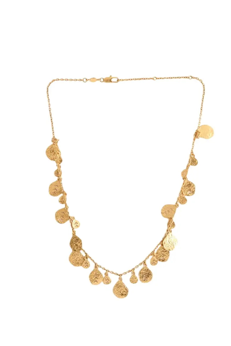 Collier Sézane Doré en Métal - Seconde Main