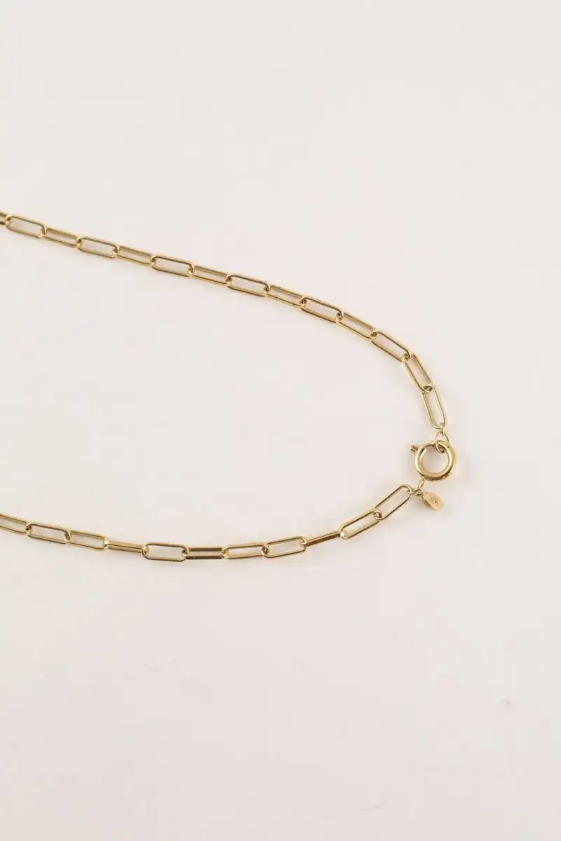 Collier Sézane Irma maillon Doré en Métal