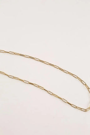 Collier Sézane Irma maillon Doré en Métal