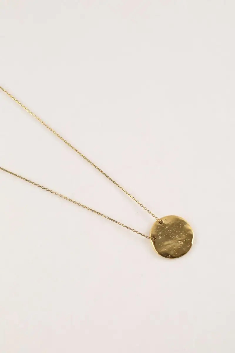 Collier Sézane pendentif verseau Doré en Plaqué or