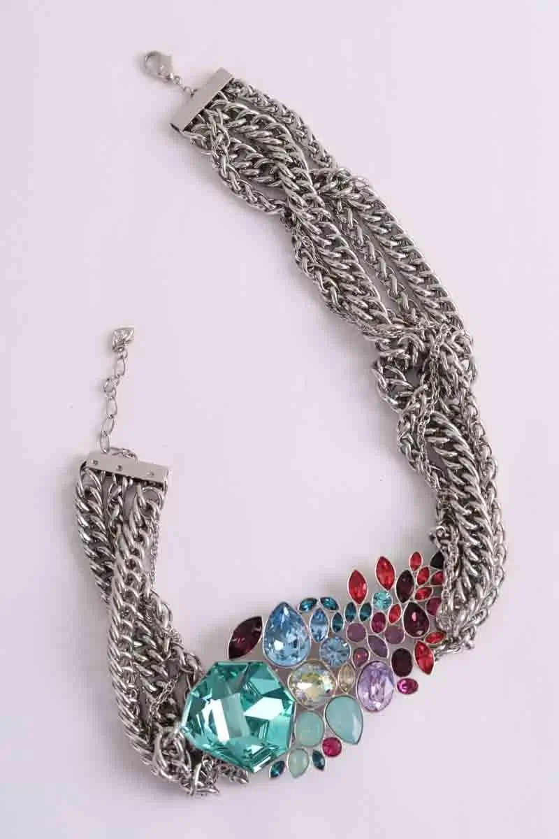 Collier Swarovski Argent en Cristal