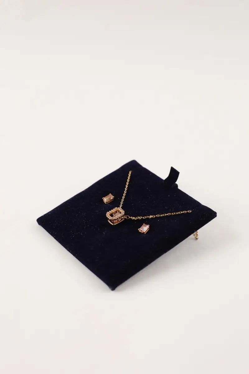 Collier Swarovski Doré en Cristal