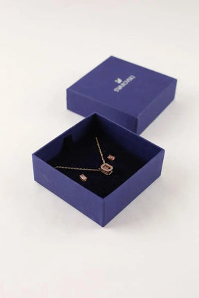 Collier Swarovski Doré en Cristal