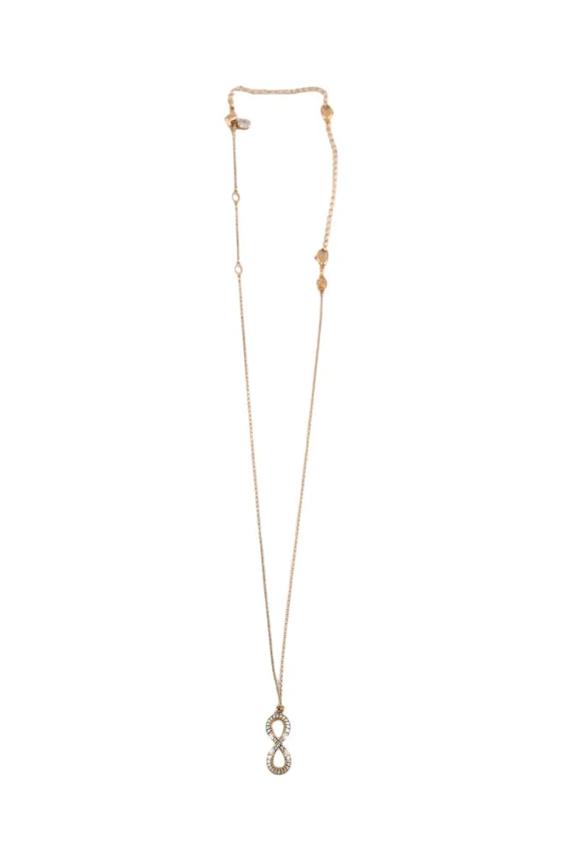 Collier Swarovski Infinity Doré en Cristal - Seconde Main