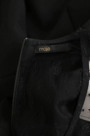 Combi-short Maje Noir en Polyester
