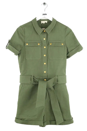 Combi-short Sézane Kaki en Coton, taille XS - Seconde Main