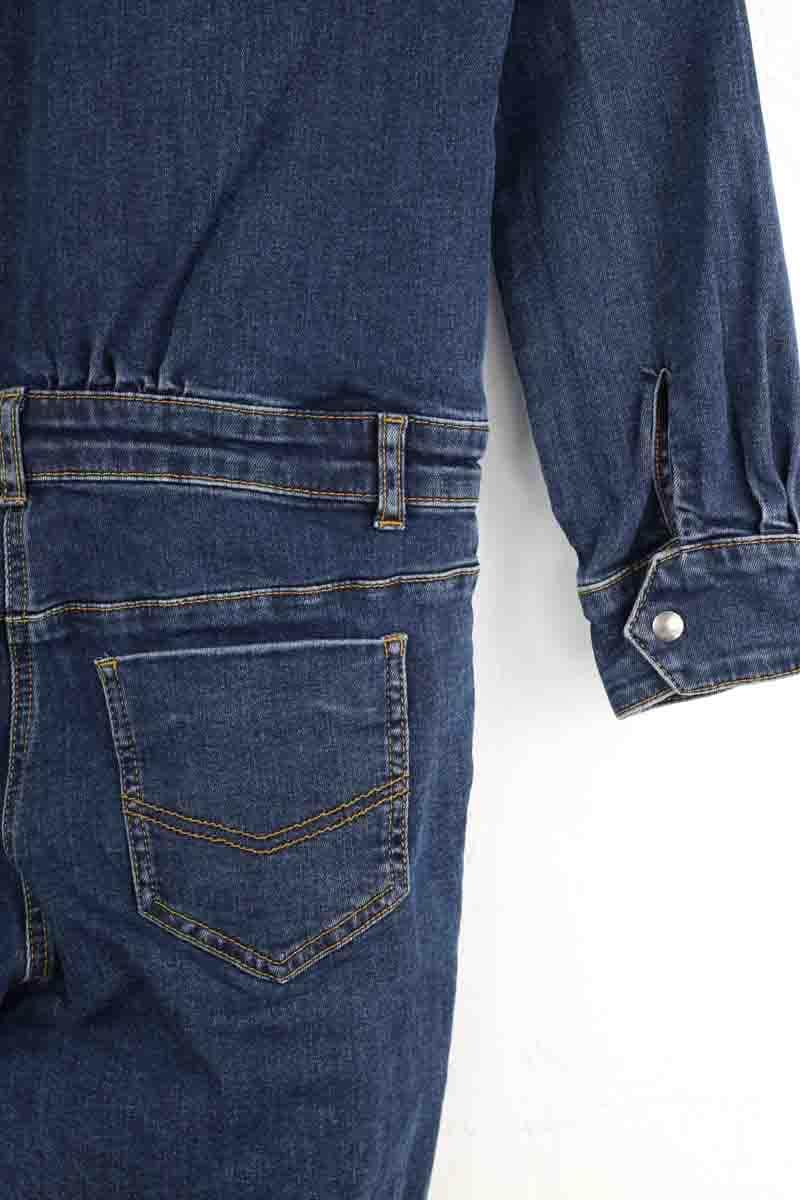 Combinaison Bash Bleu en Coton