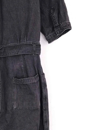 Combinaison Ba&Sh Noir en Coton