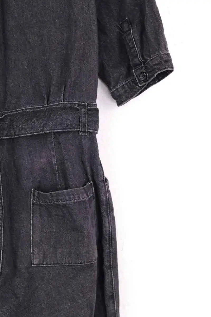 Combinaison Ba&Sh Noir en Coton