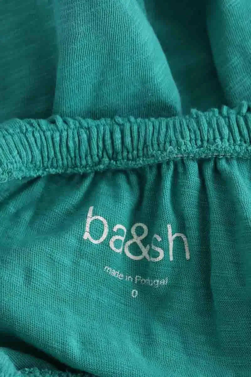 Combinaison Ba&Sh Turquoise en Coton