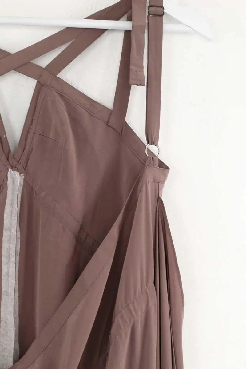 Combinaison BCBG Max Azria Marron en Soie