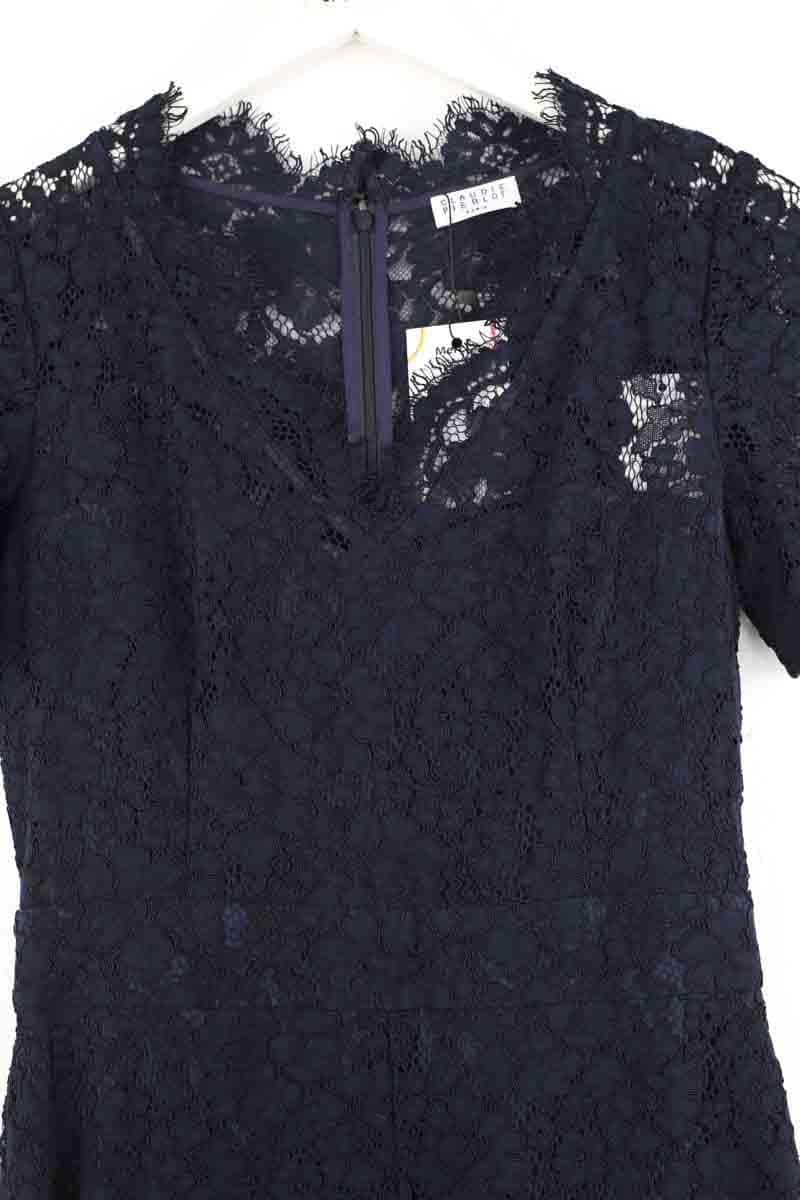 Combinaison Claudie Pierlot Marine en Coton