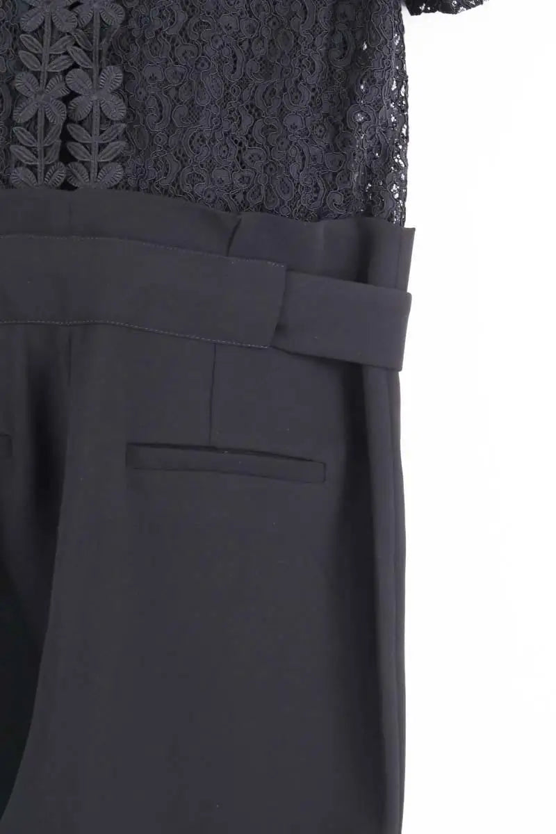 Combinaison Claudie Pierlot Noir en Coton