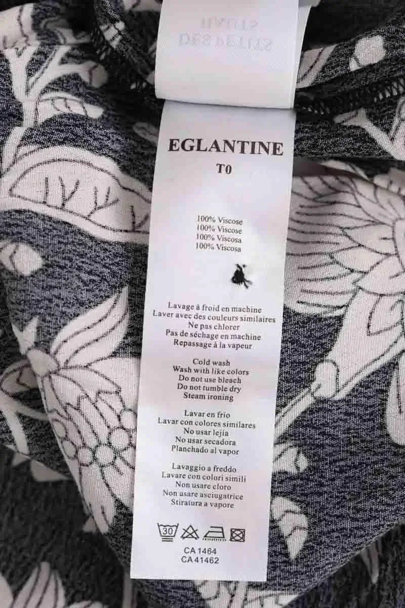 Combinaison Des Petits Hauts Noir en Viscose
