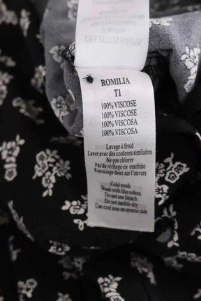 Combinaison Des Petits Hauts Romilia Noir en Viscose