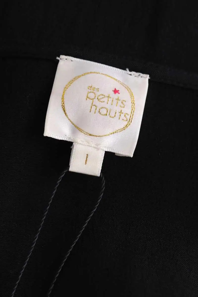 Combinaison Des Petits Hauts Valina Noir en Viscose