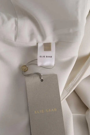 Combinaison Elie Saab Ecru en Synthétique
