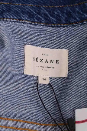 Combinaison jupe Sézane Bleu en Coton
