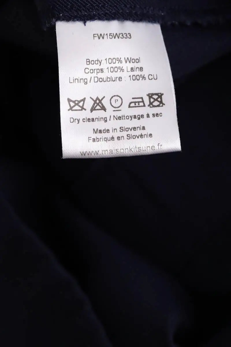 Combinaison Kitsuné Bleu en Laine