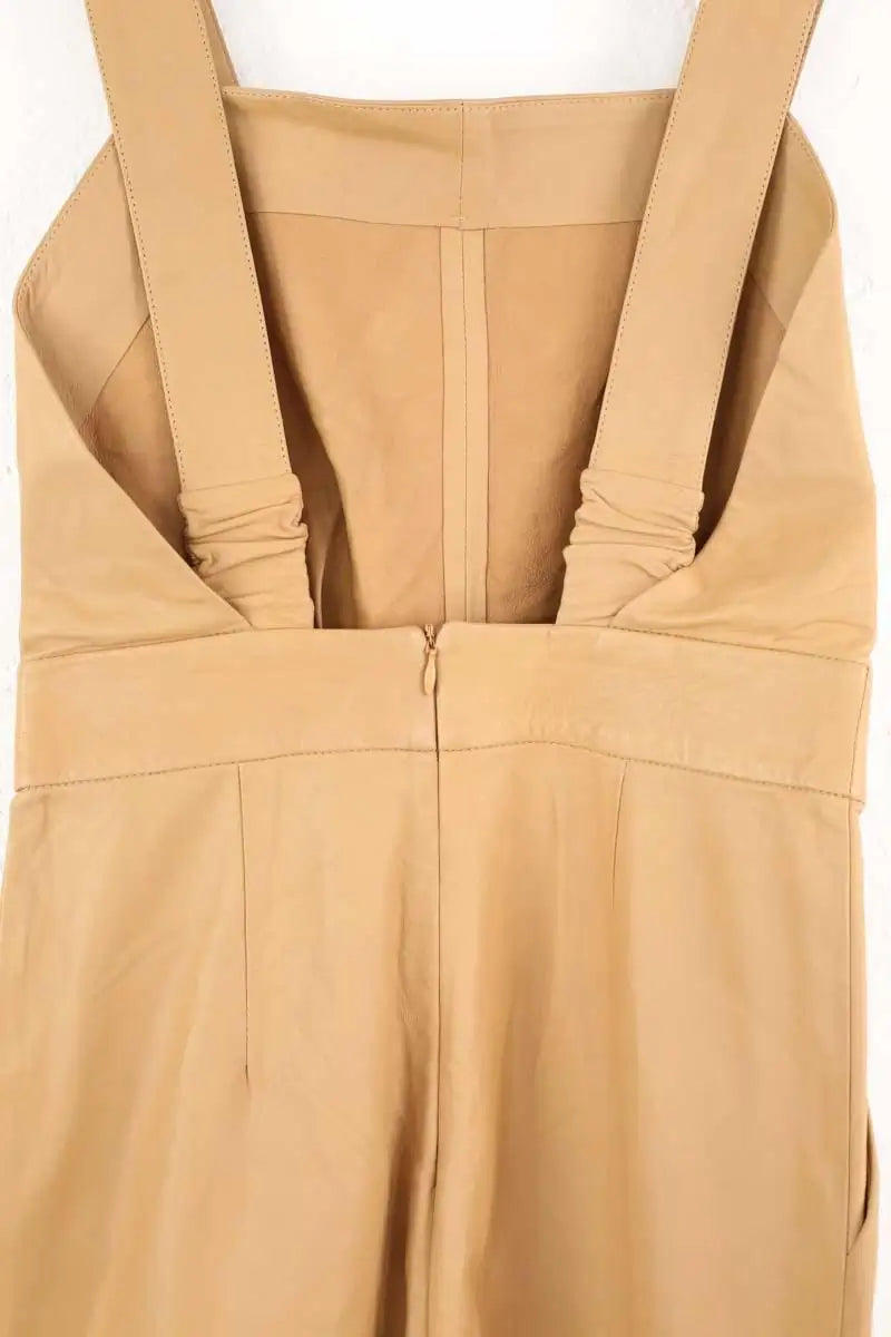 Combinaison Maison Ullens Beige en Cuir