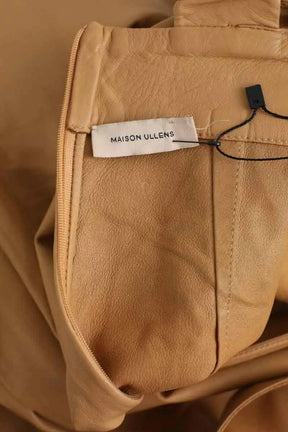 Combinaison Maison Ullens Beige en Cuir