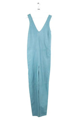 Combinaison Maison Ullens Bleu en Cuir, taille M - Seconde Main