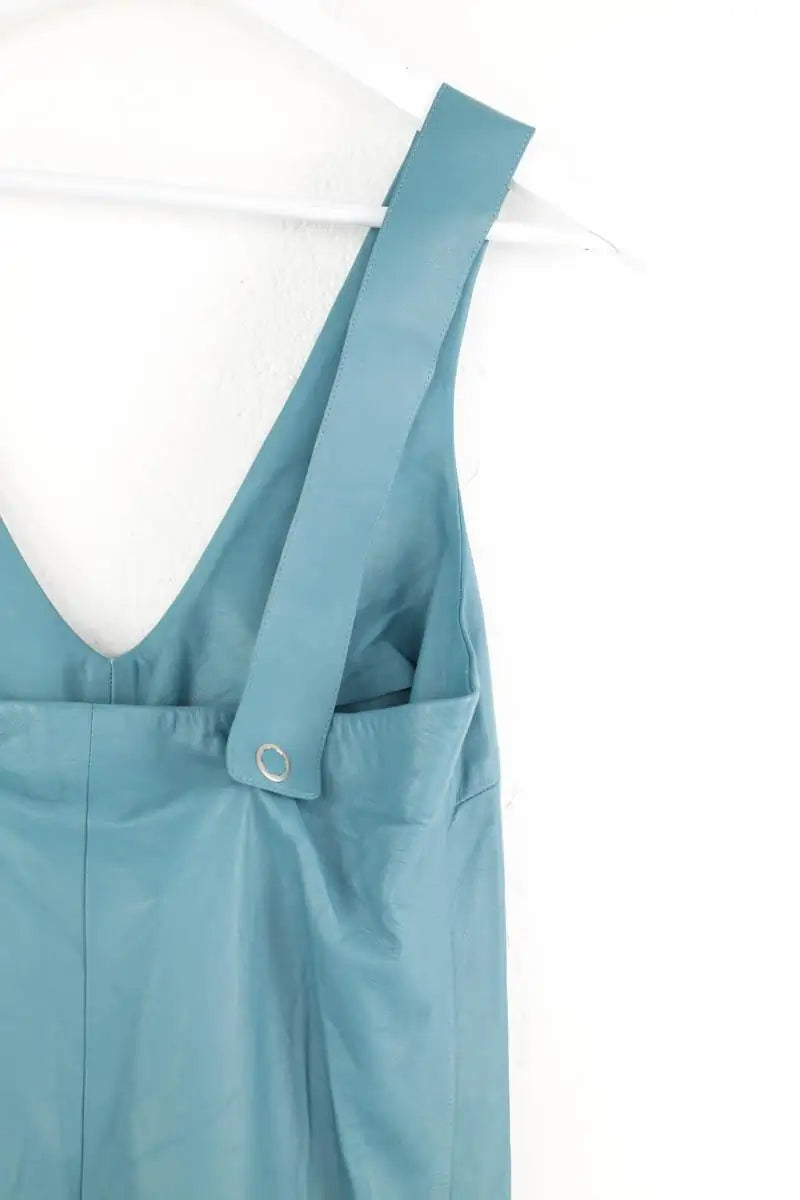 Combinaison Maison Ullens Bleu en Cuir