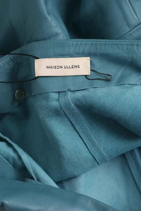 Combinaison Maison Ullens Bleu en Cuir
