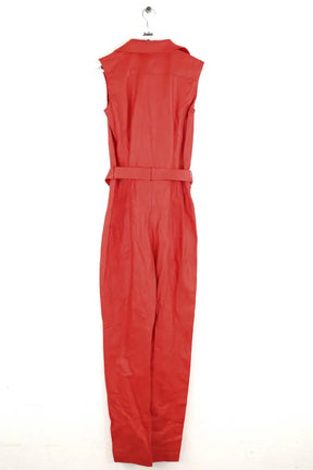 Combinaison Maison Ullens Rouge en Cuir