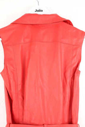 Combinaison Maison Ullens Rouge en Cuir