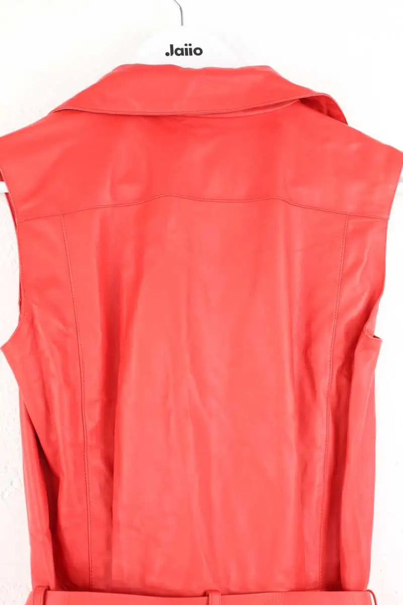 Combinaison Maison Ullens Rouge en Cuir