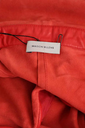 Combinaison Maison Ullens Rouge en Cuir