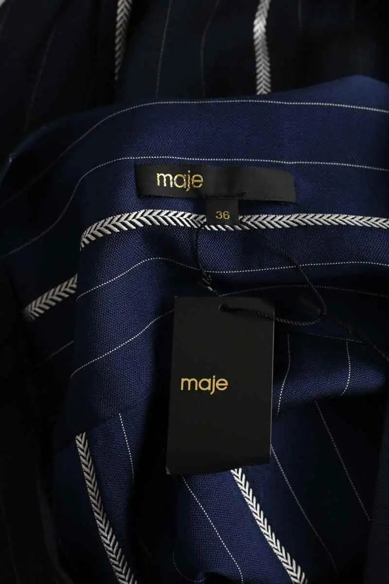 Combinaison Maje Bleu en Synthétique