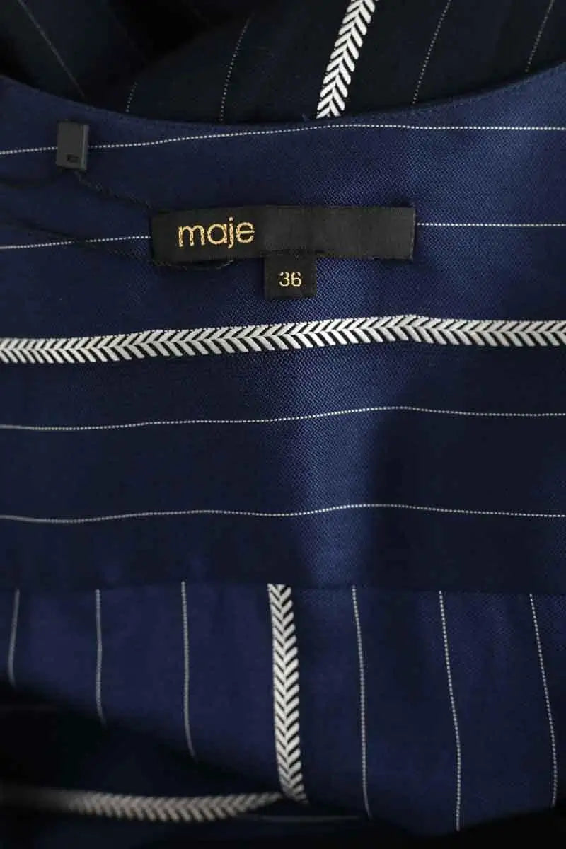 Combinaison Maje Bleu en Synthétique