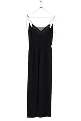 Combinaison Maje Noir en Synthétique, taille XS - Seconde Main
