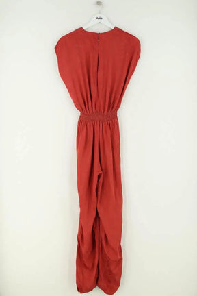 Combinaison Maje Rouge en Viscose