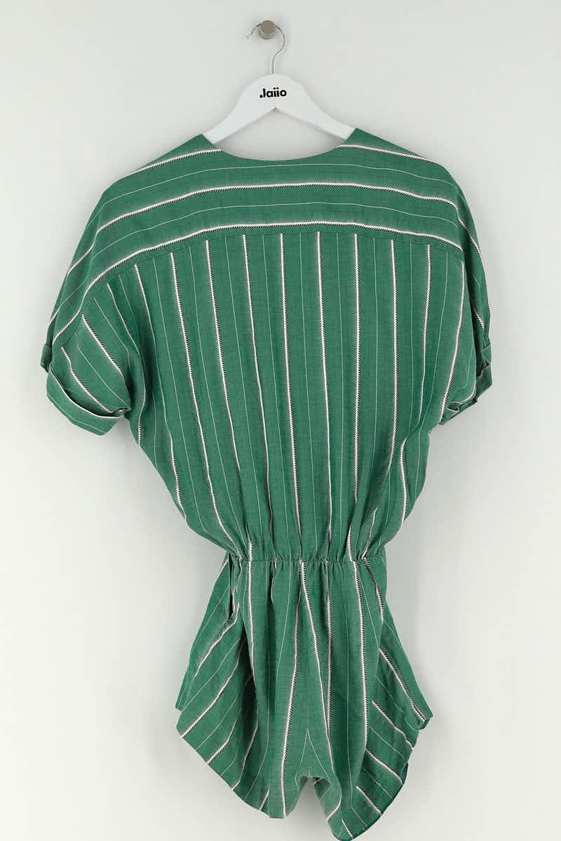 Combinaison Maje Vert en Viscose