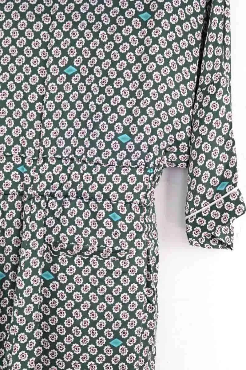 Combinaison Maje Vert en Viscose