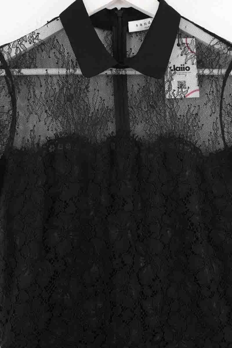 Combinaison Sandro Noir en Polyester