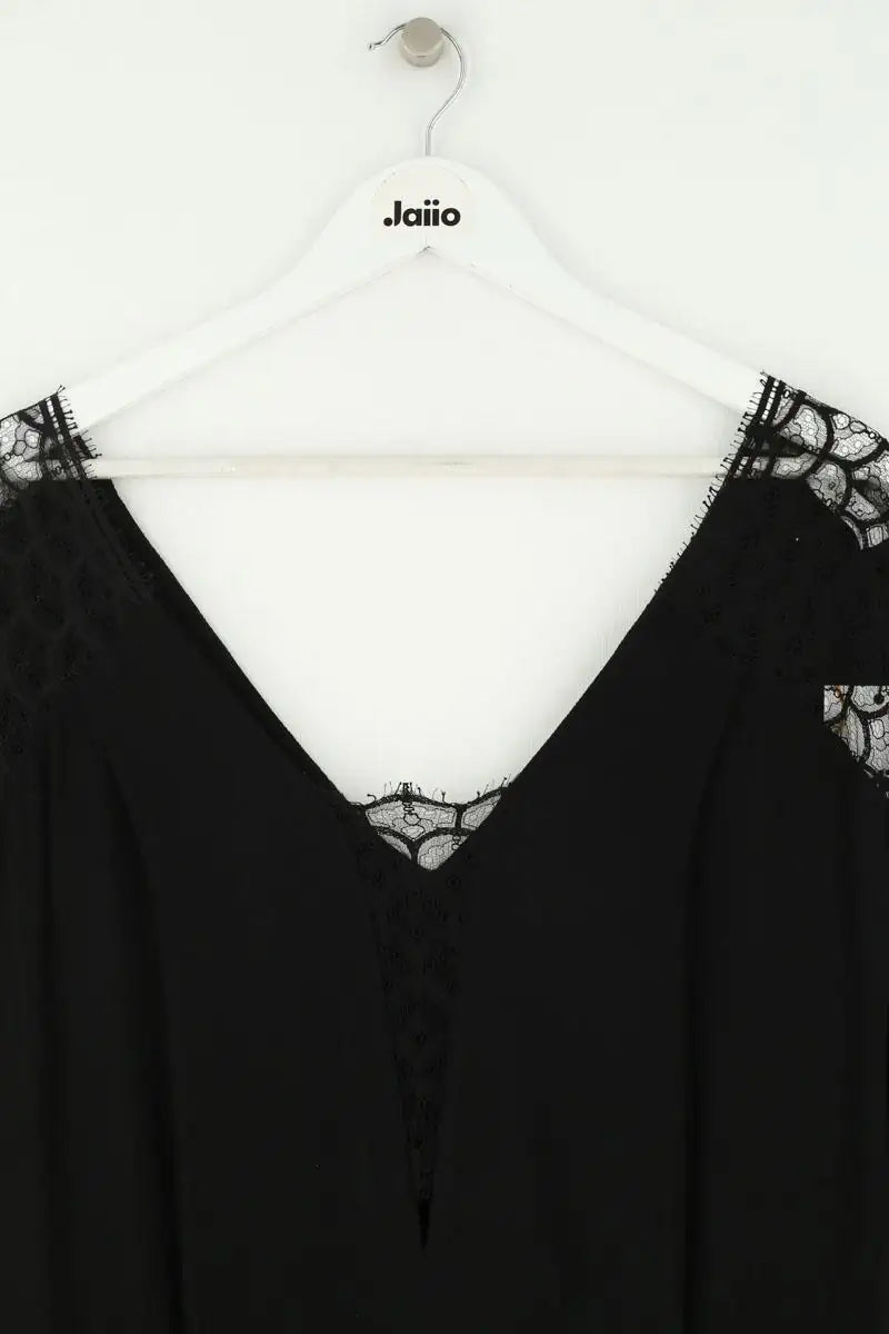 Combinaison Sandro Noir en Viscose